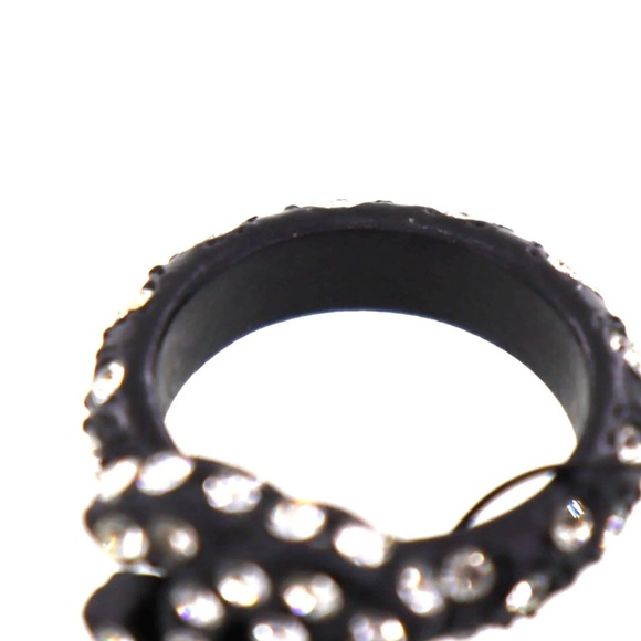 Chanel CC Rhinestone Ring - Picture 11 of 12